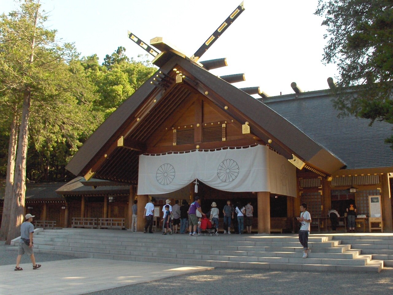 ศาลเจ้าฮอกไกโด Hokkaido Shrine ทางเข้าสวย ซัปโปโร