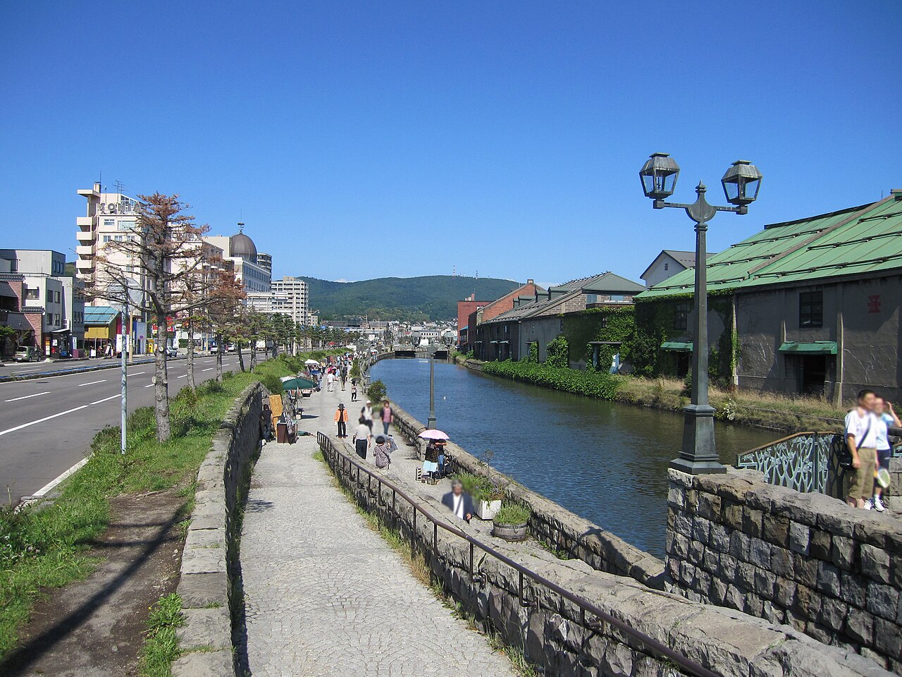 คลอง Otaru Canal โกดังอิฐยุค Taisho สะท้อนน้ำ วันทริปจากซัปโปโร