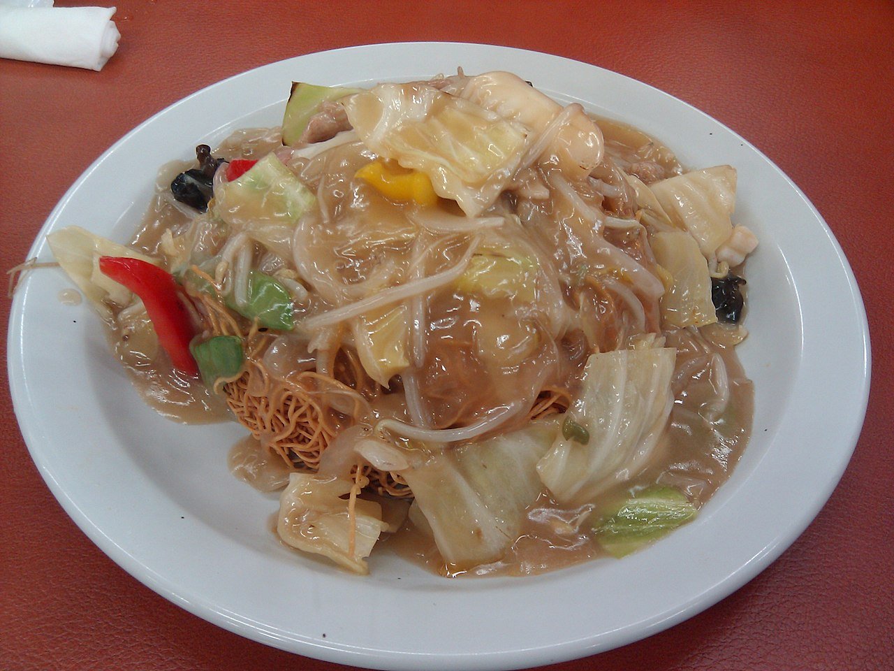 ซาราอุด้งเส้นกรอบนางาซากิ