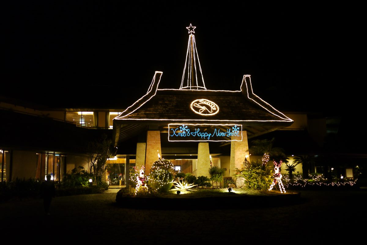 อาคาร Caesar Park Hotel Kenting ยามค่ำคืน