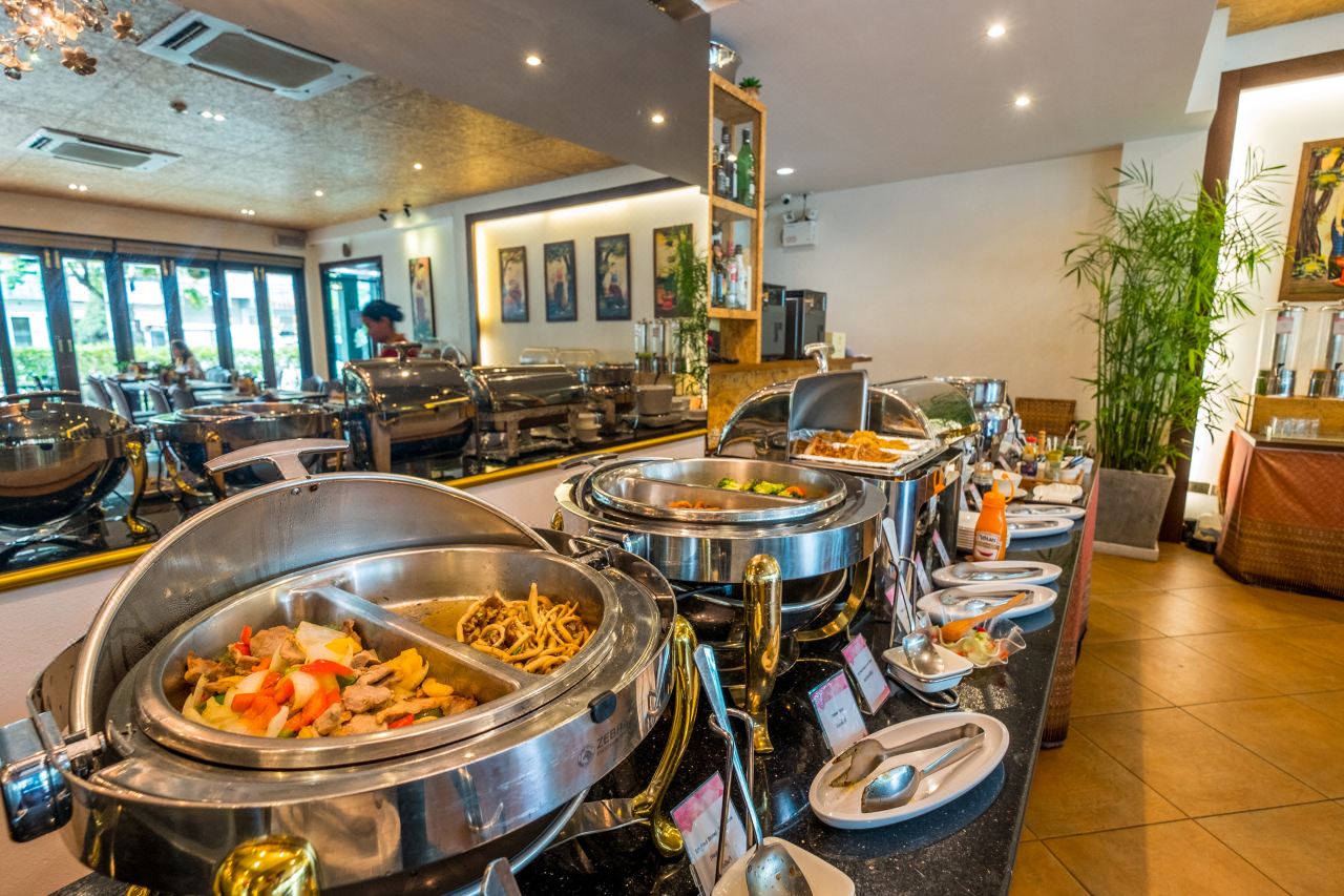 The Terrace Restaurant อาหารเช้าแบบทำสดที่ Le Patta Chiang Rai