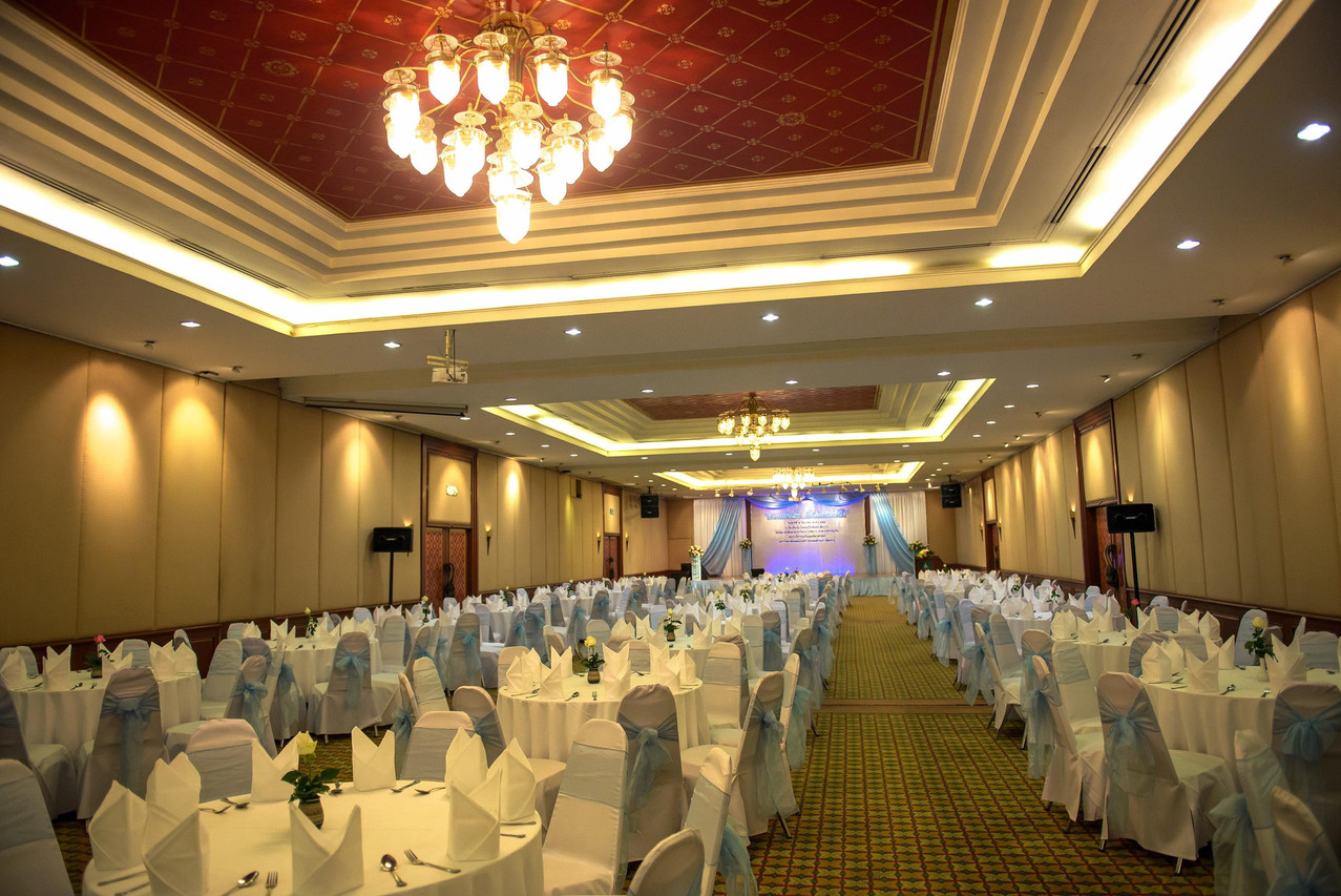 ห้องบอลรูมจัดเลี้ยงขนาดใหญ่ของ Wiang Inn Hotel