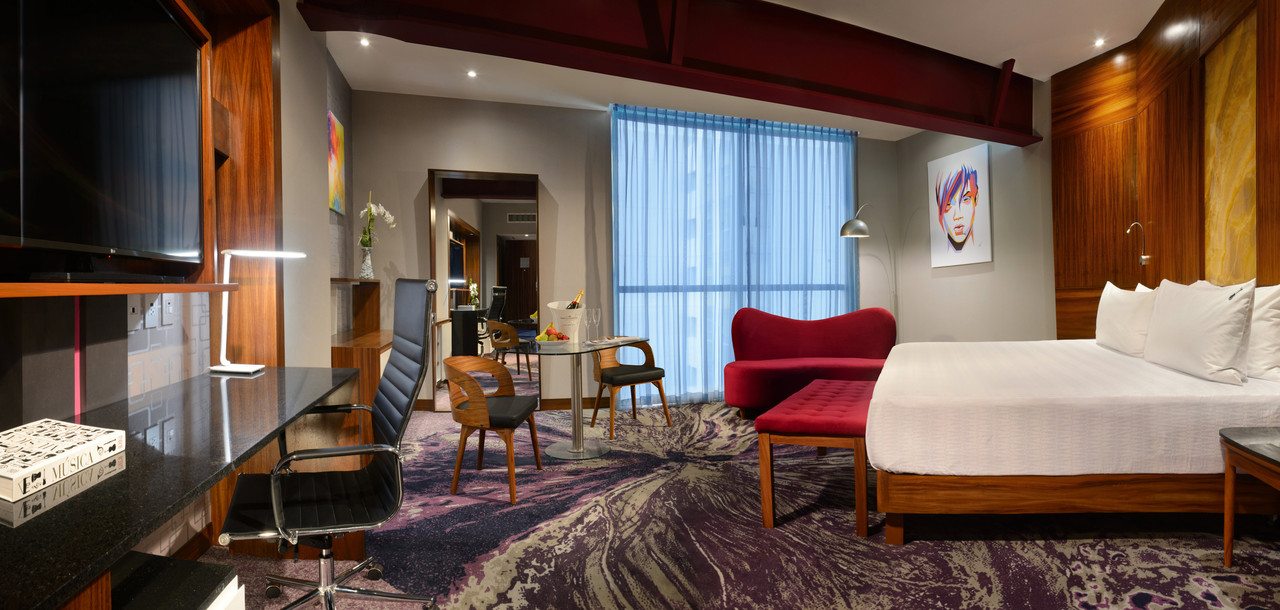 ห้องพักสไตล์ Rock Theme — Hard Rock Hotel Guadalajara