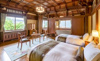 ห้องพักสไตล์มรดกใน Flower Palace The Fujiya Hotel
