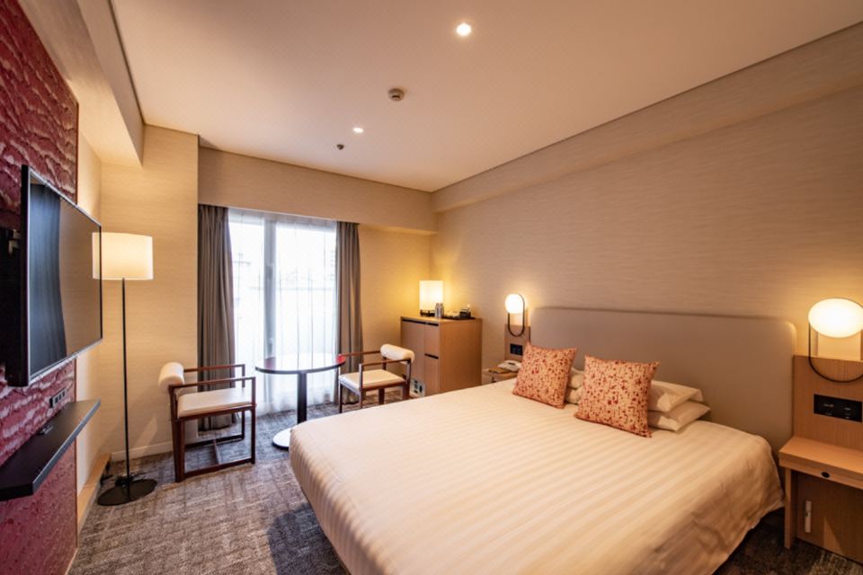 สวนญี่ปุ่น Koi Pond ล็อบบี้ Kyoto Tokyu Hotel