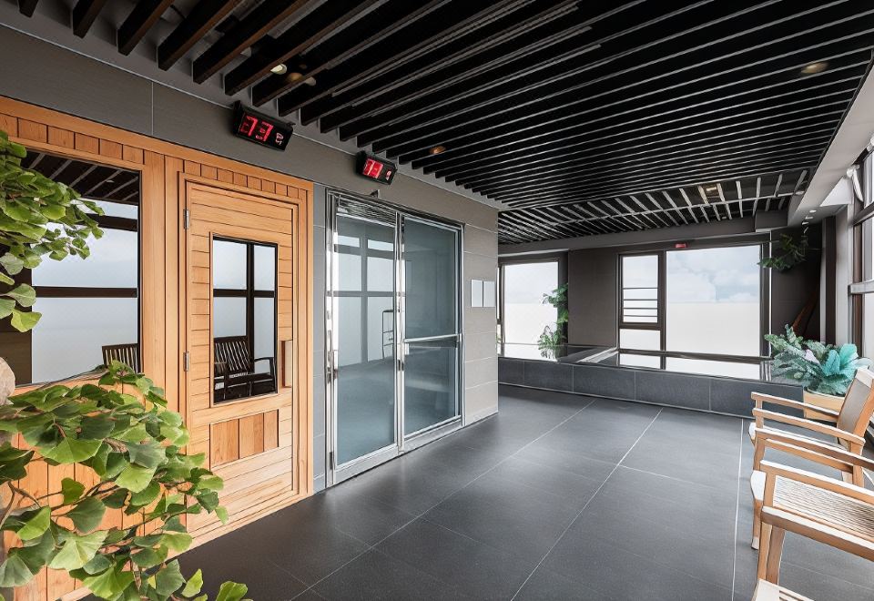 บริเวณโรงแรม Lakeshore Hotel Hualien